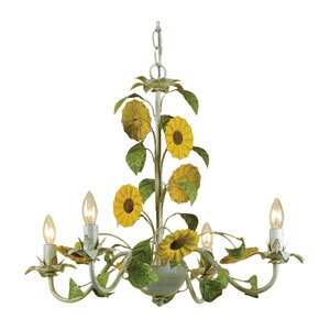 Kansas 4-Light Candle-Style Chandelier