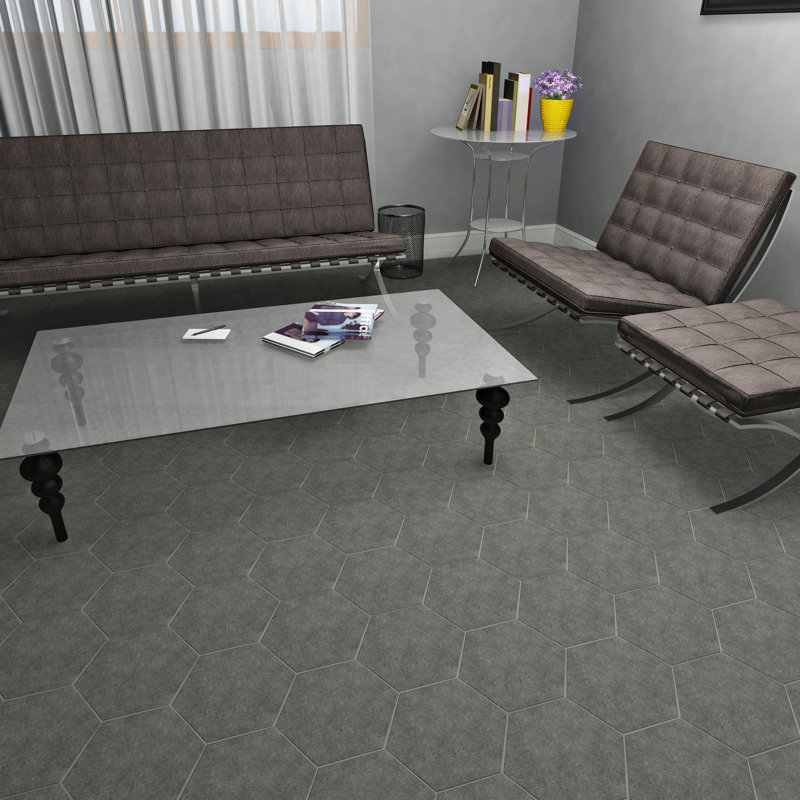 Elitetile Annata 9 X 10 Porcelain Stone Look Wall Floor Tile