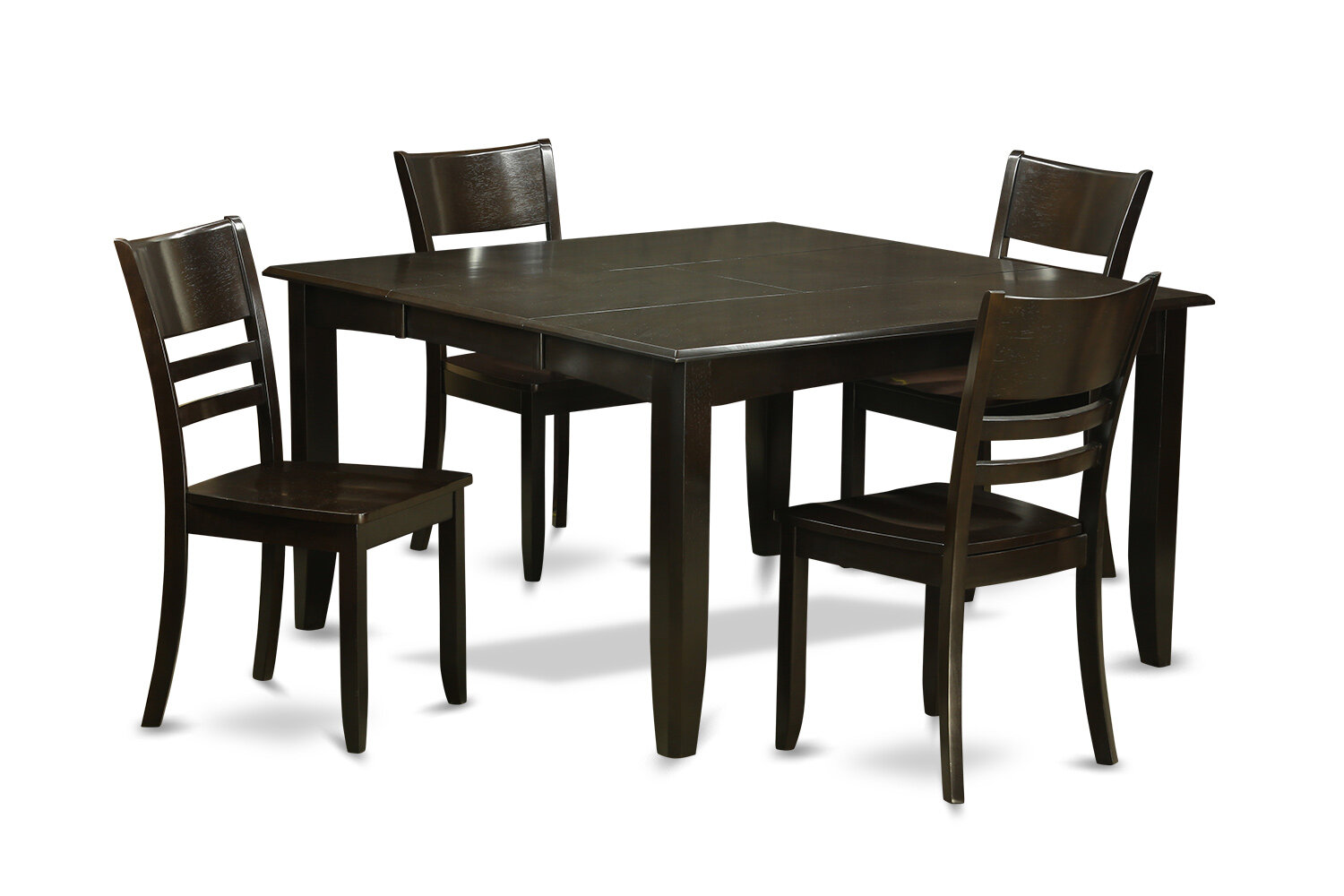 Alcott Hill Teressa Butterfly Leaf Rubberwood Solid Wood Dining Set Wayfair