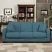 blue convertible sofa