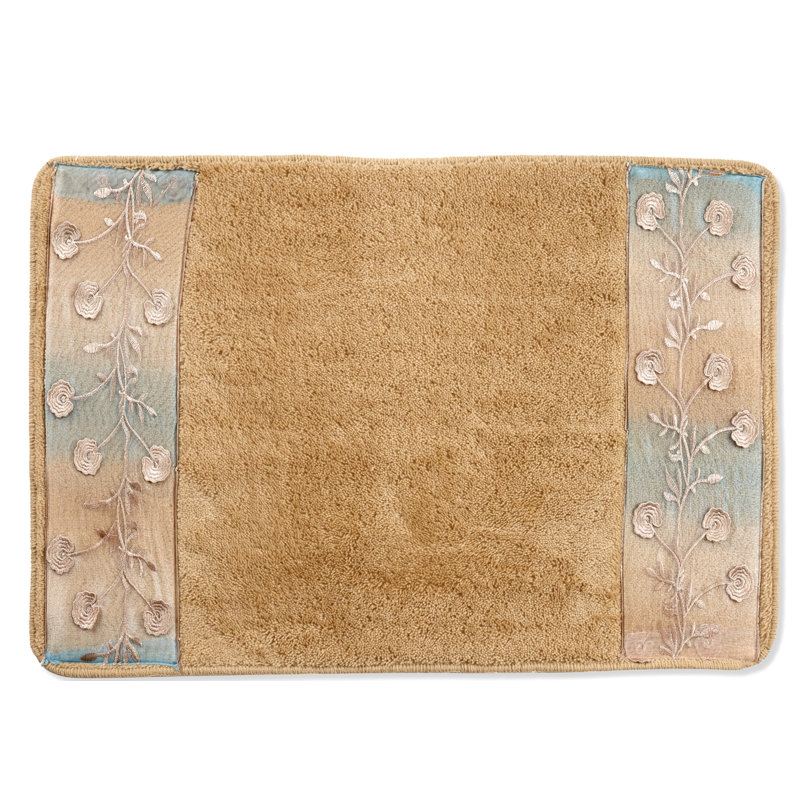 House of Hampton® Sheilds Ombre Rose Bath Rug Wayfair