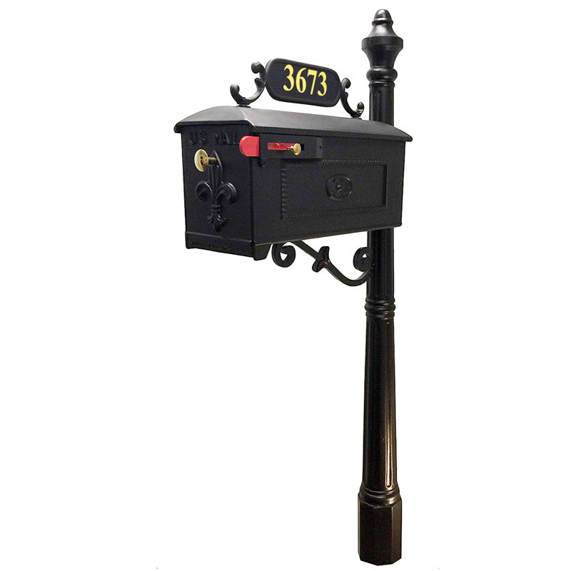 Williamsburg 7.7" x 72" Mailbox with Post Included