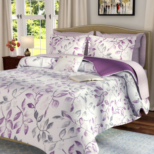 Purple And Grey Bedding | Wayfair