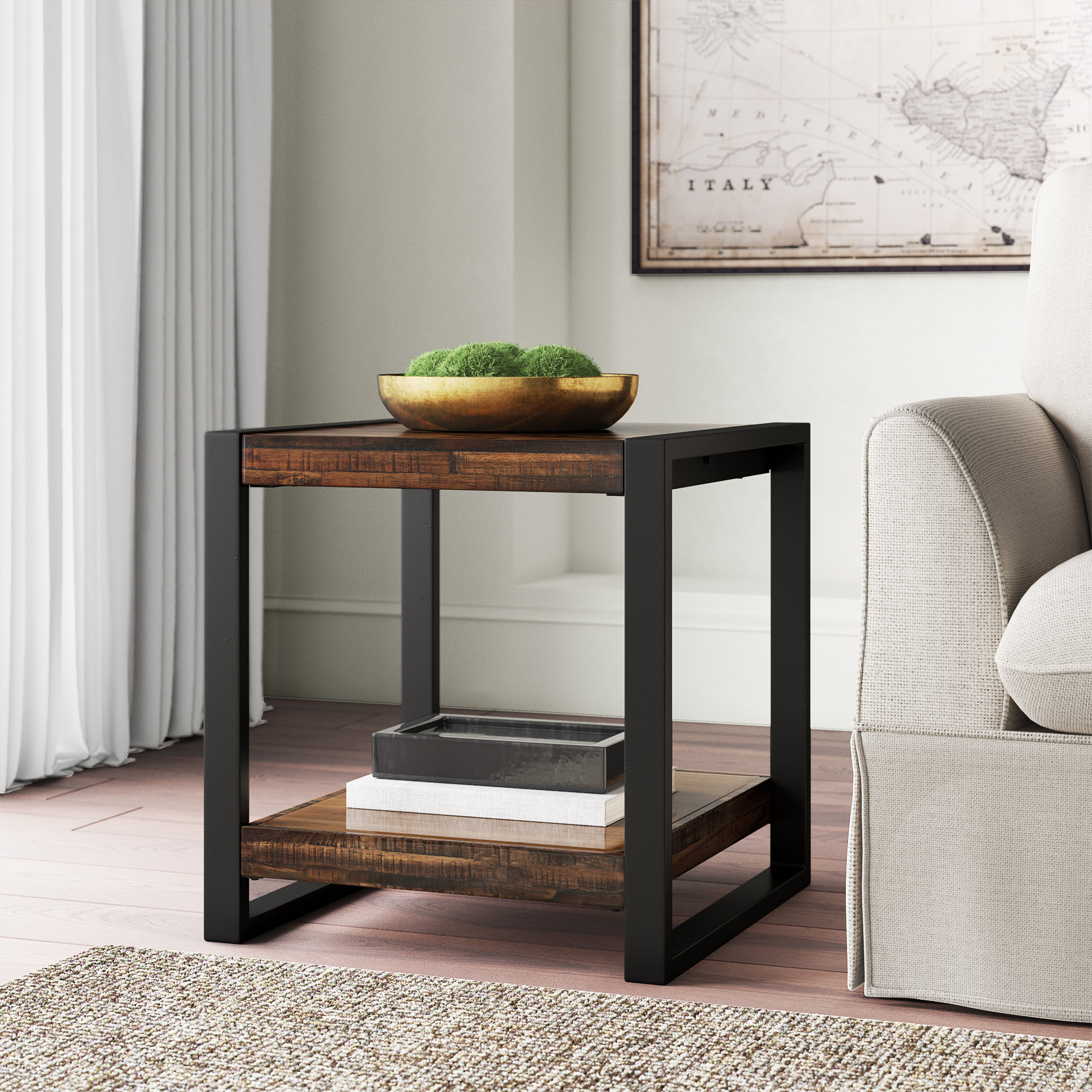 Greyleigh Telfair Sled End Table Reviews Wayfair