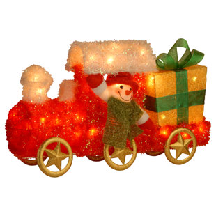 train with snowman christmas decoration with 35 clear lights - Santa Train Outdoor Christmas Decoration train with snowman christmas decoration with 35 clear lights - Santa Train Outdoor Christmas Decoration