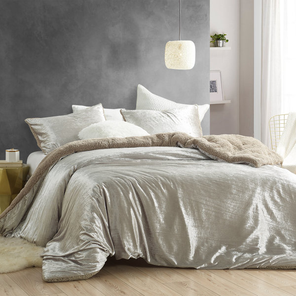 crushed velvet cot bedding