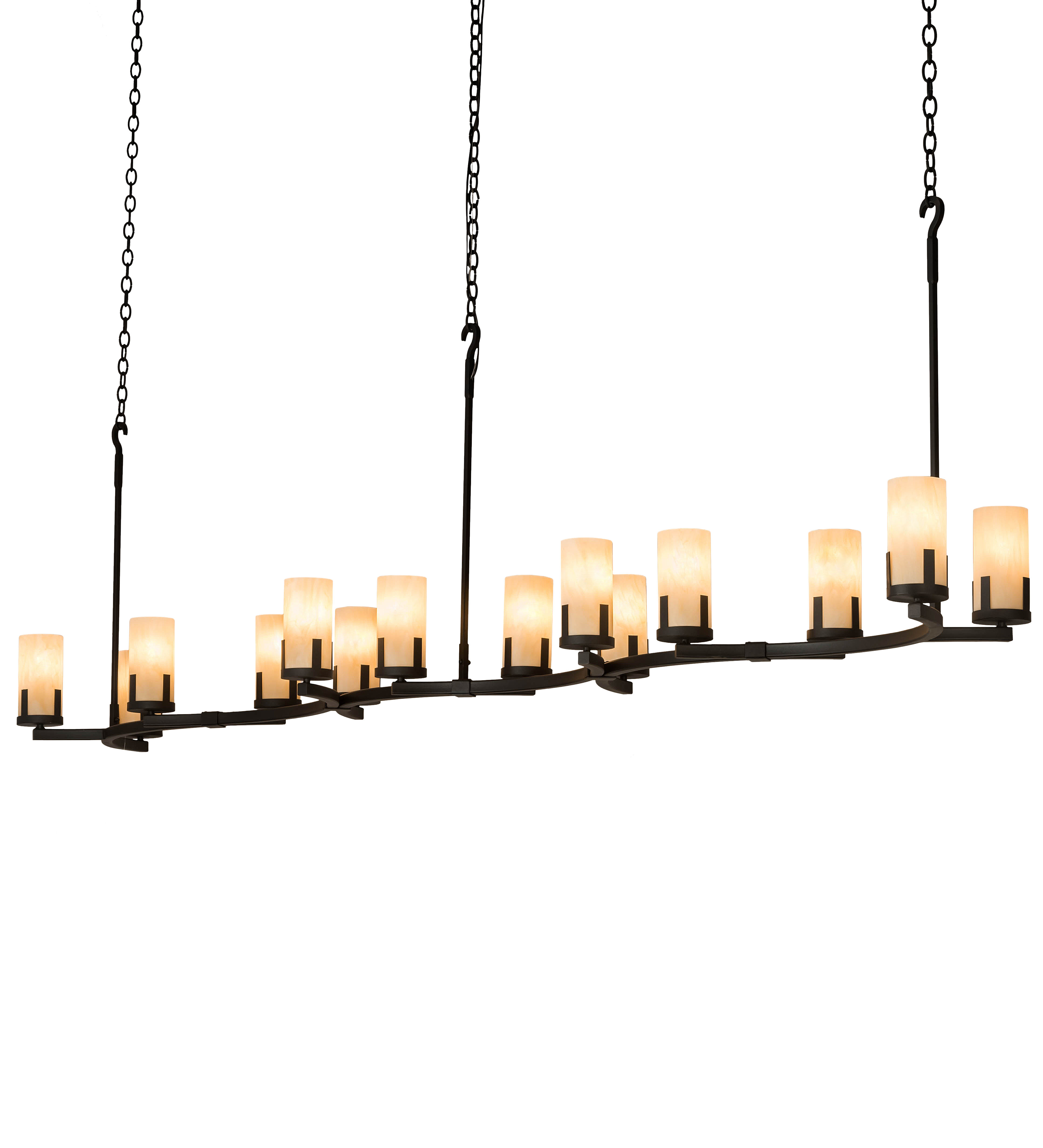 2nd Ave Lighting 14 Light Kitchen Island Modern Linear Pendant Wayfair