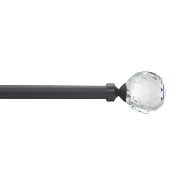 Crystal Finial Curtain Rods Wayfair Ca