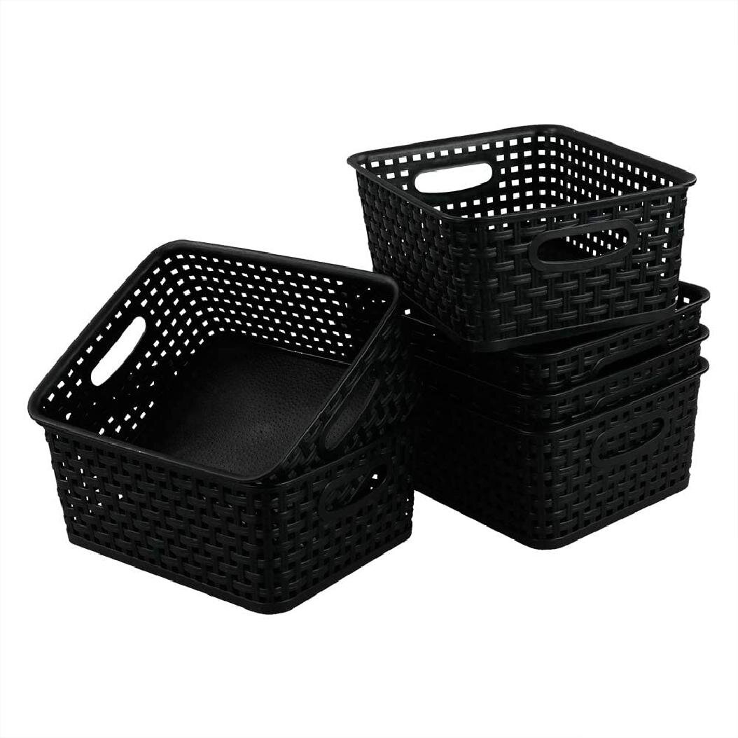 Rebrilliant Woven Plastic Basket Set | Wayfair