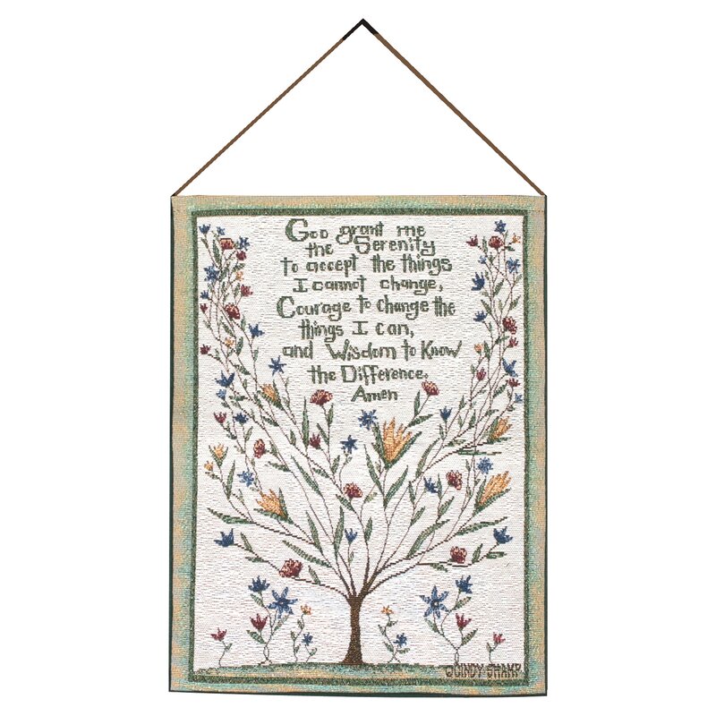 Featured image of post Serenity Prayer Wall Decor This is called a gallery wrap it s called that because its the same method that famous galleries and museums use when displaying