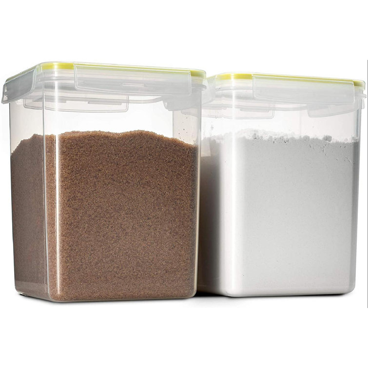 Biokips Flour And Sugar Storage Containers | 2 Extra Large Sugar And Flour  Canisters (175-Oz) | BPA-Free, Airtight Food Storage Containers | For Dry  ...