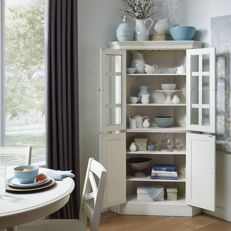 Moravia 72 Kitchen Pantry Corner China Cabinet Reviews Joss