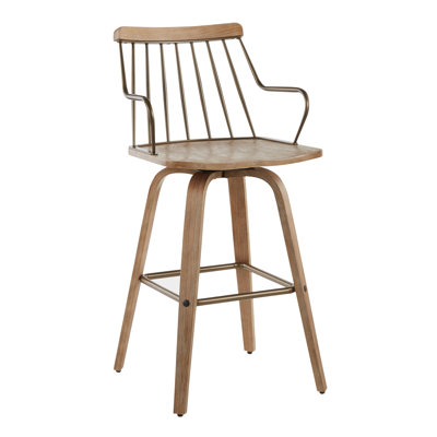 Lynn 26'' Swivel Counter Stool