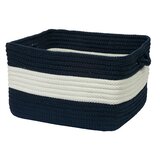 navy blue wicker baskets
