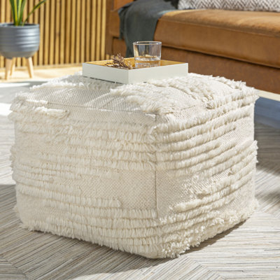 Jeanna 20" Wide Pouf Ottoman