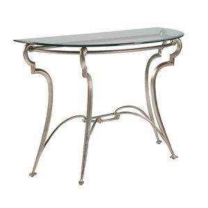 Artistica Home Colette Demilune Console Table Artistica Home Colette Demilune Console Table