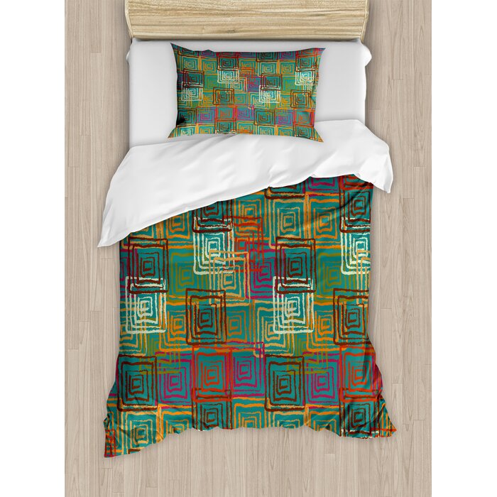 Ambesonne Geometric Duvet Cover Set Wayfair