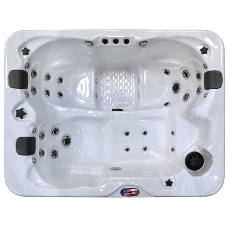 3-Person 34-Jet Hot Tub with Bluetooth Stereo System