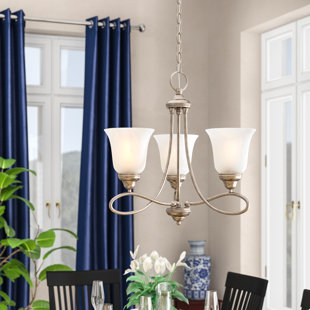 Go to store & view more images Norwood 3-Light Shaded Chandelier by Three Posts