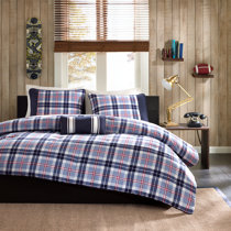 boys plaid bedding
