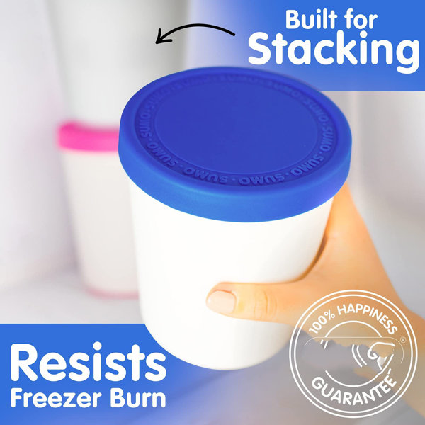 Elemant Trade Ice Cream Pint Containers With Lids For Storage ...