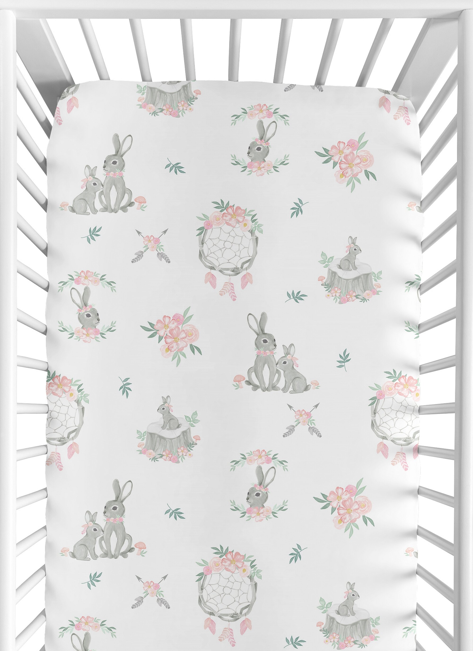 rabbit crib sheets