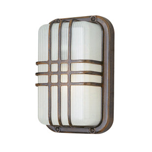 Best Hintz 1-Light Outdoor Bulkhead Light By Wrought Studio Outdoor Lighting Hintz 1-Light Outdoor Bulkhead Light By Wrought Studio Outdoor Lighting