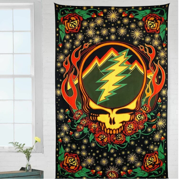 Sweet Us Grateful Dead Steal Your Face Tapestry Wayfair