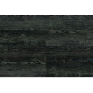 Black Vinyl Flooring You Ll Love Wayfair 7 X 46 9 5mm Luxury Vinyl Plank In Graphite