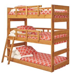 Dusty Twin Triple Bunk Bed