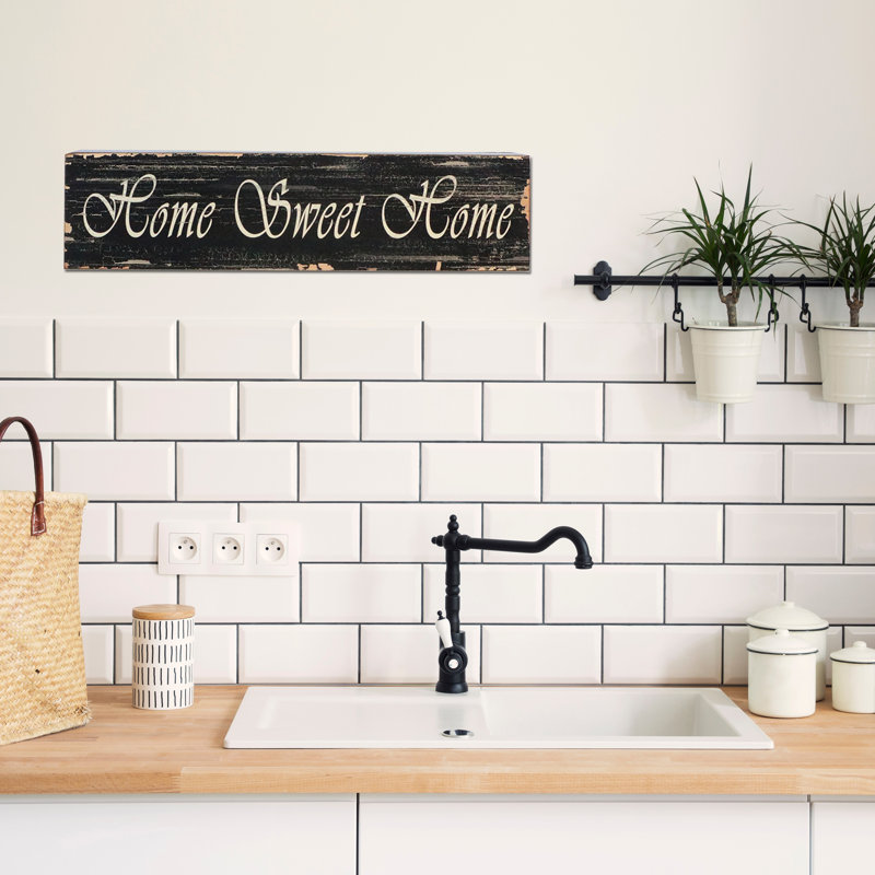 Union Rustic Home Sweet Home Wooden Wall Decor Reviews Wayfair