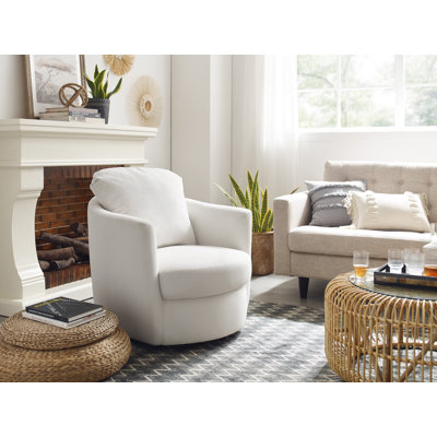 32.3" Wide Swivel Barrel Armchair