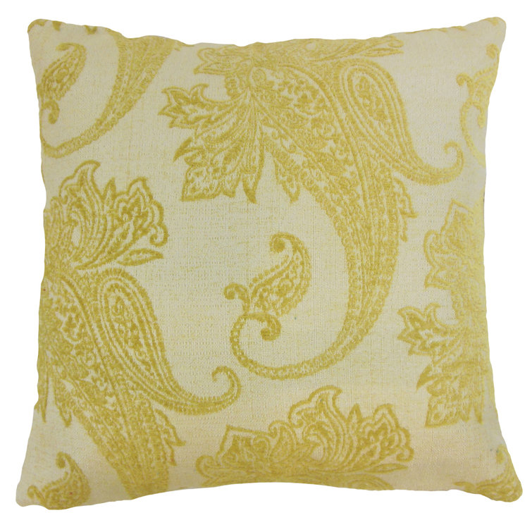 gold floor pillow