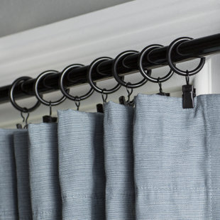 Matte Black Curtain Rings Wayfair