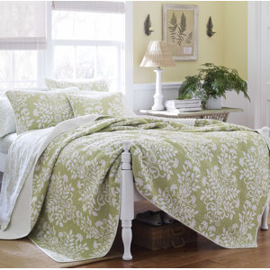 Rowland 100% Cotton Coverlet Set by Laura Ashley Home