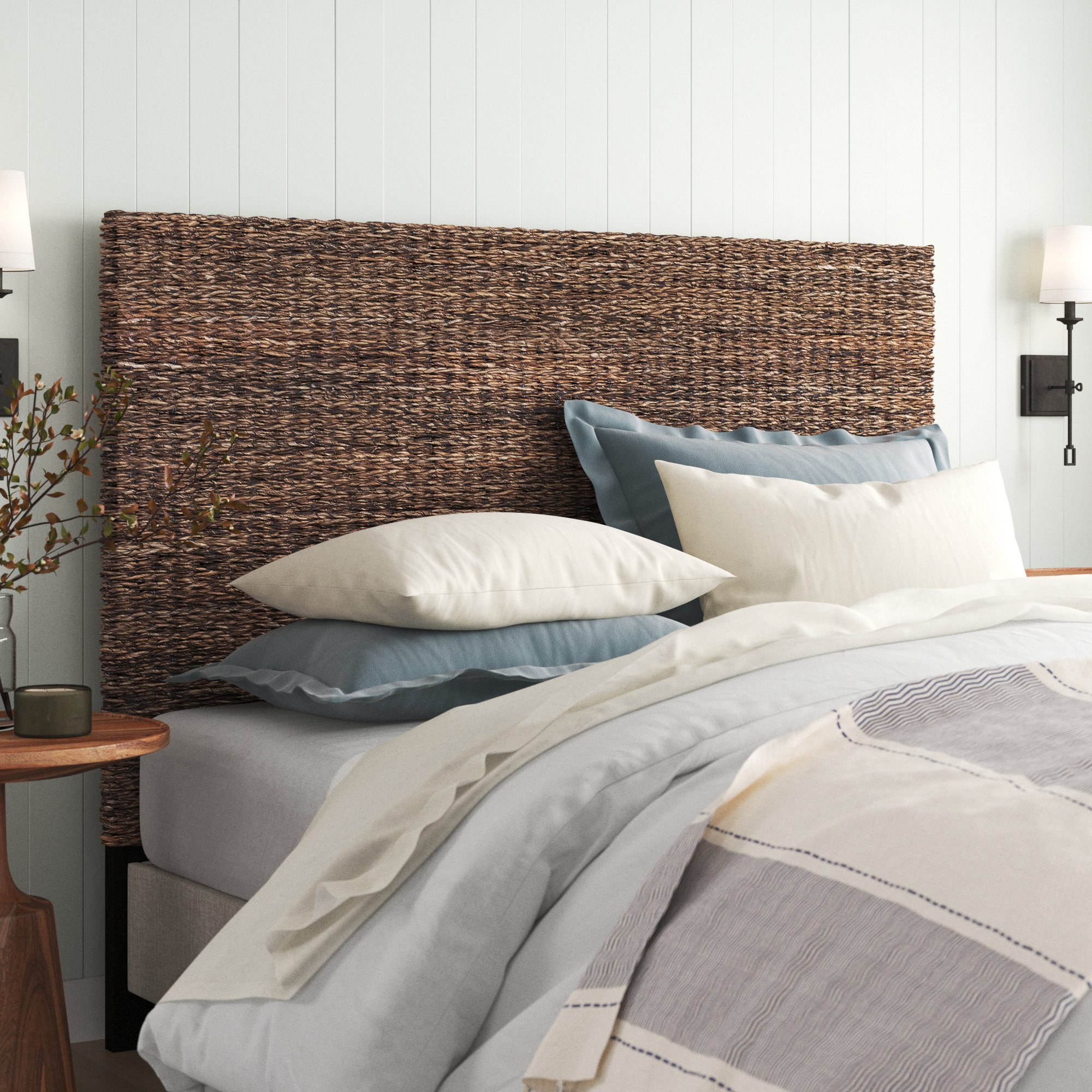 Sand & Stable Quenton Rattan Headboard & Reviews Wayfair