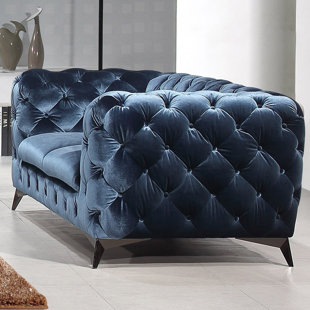 Go to store & view more images Everly Quinn Vennie Chesterfield Loveseat