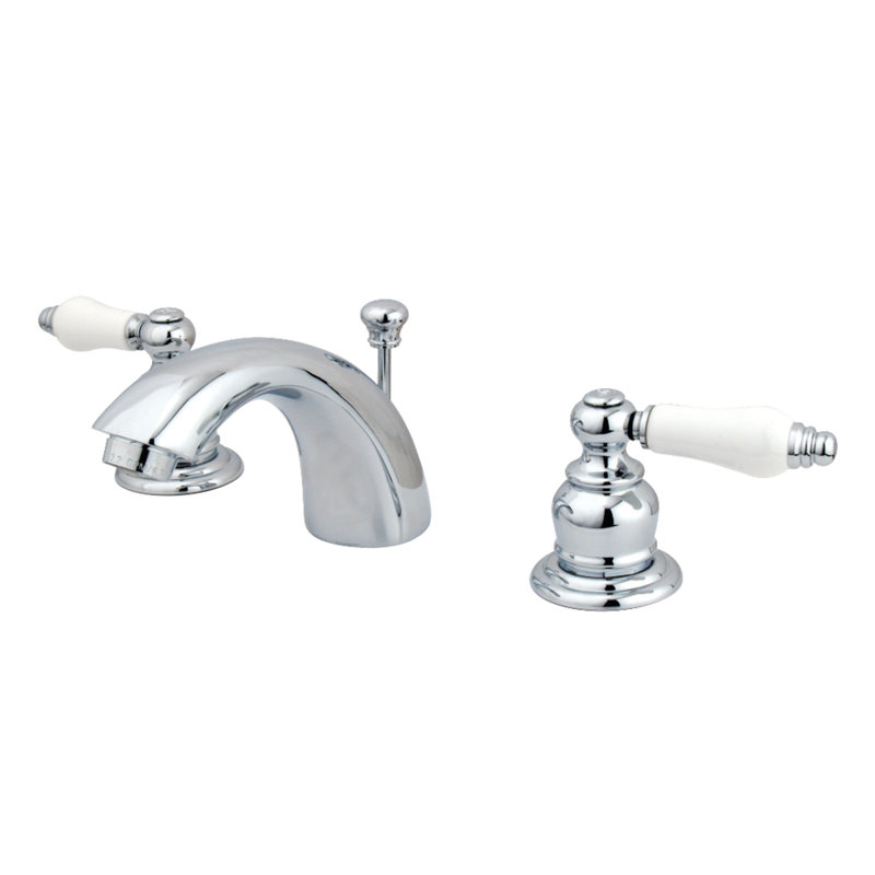 Kingston Brass Victorian Widespread Bathroom Faucet with ...