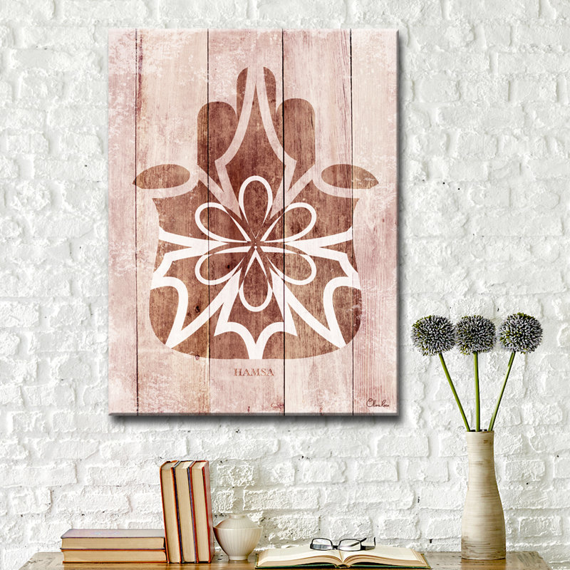 bloomsbury market olivia rose inspirational hamsa hand iii graphic art print on wrapped canvas wayfair olivia rose inspirational hamsa hand iii graphic art print on wrapped canvas