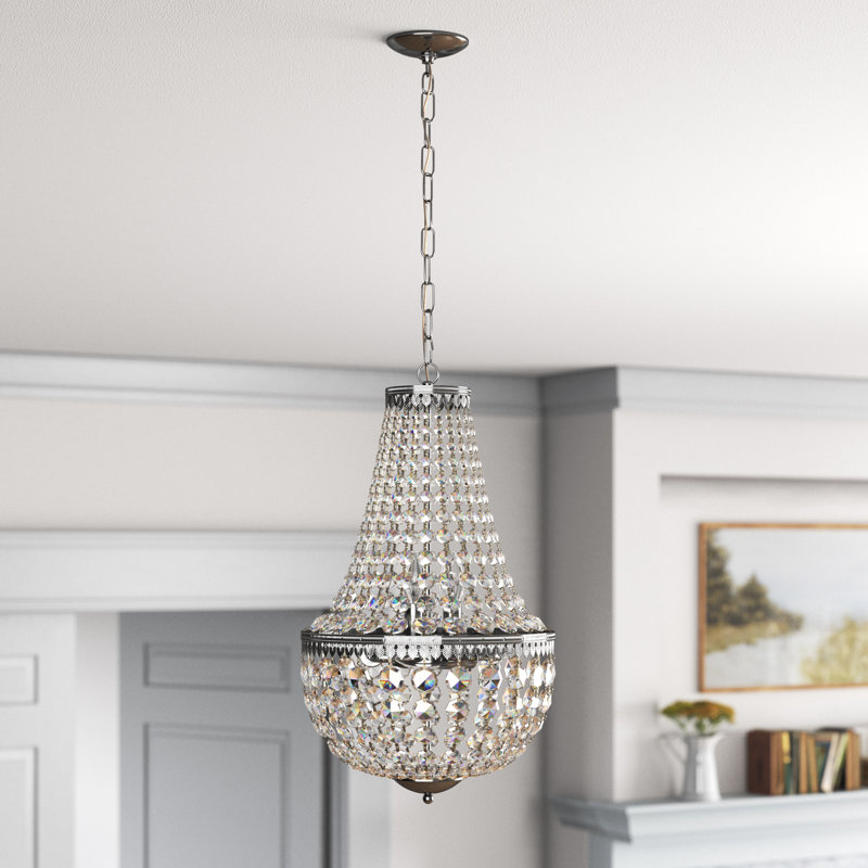 House Of Hampton Helene 6 Light Unique Statement Empire Chandelier Reviews Wayfair