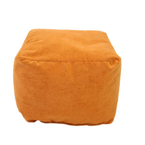 Medium Corduroy Ottoman by Gold Medal ..