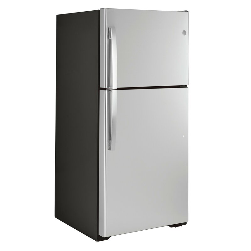 Ge 15 5 Cu Ft Top Freezer Refrigerator Gts16dthbb Ge Appliances