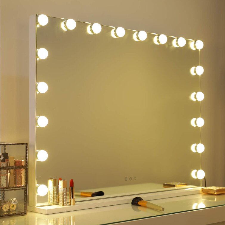 nitin lighted vanity mirror with touch control design