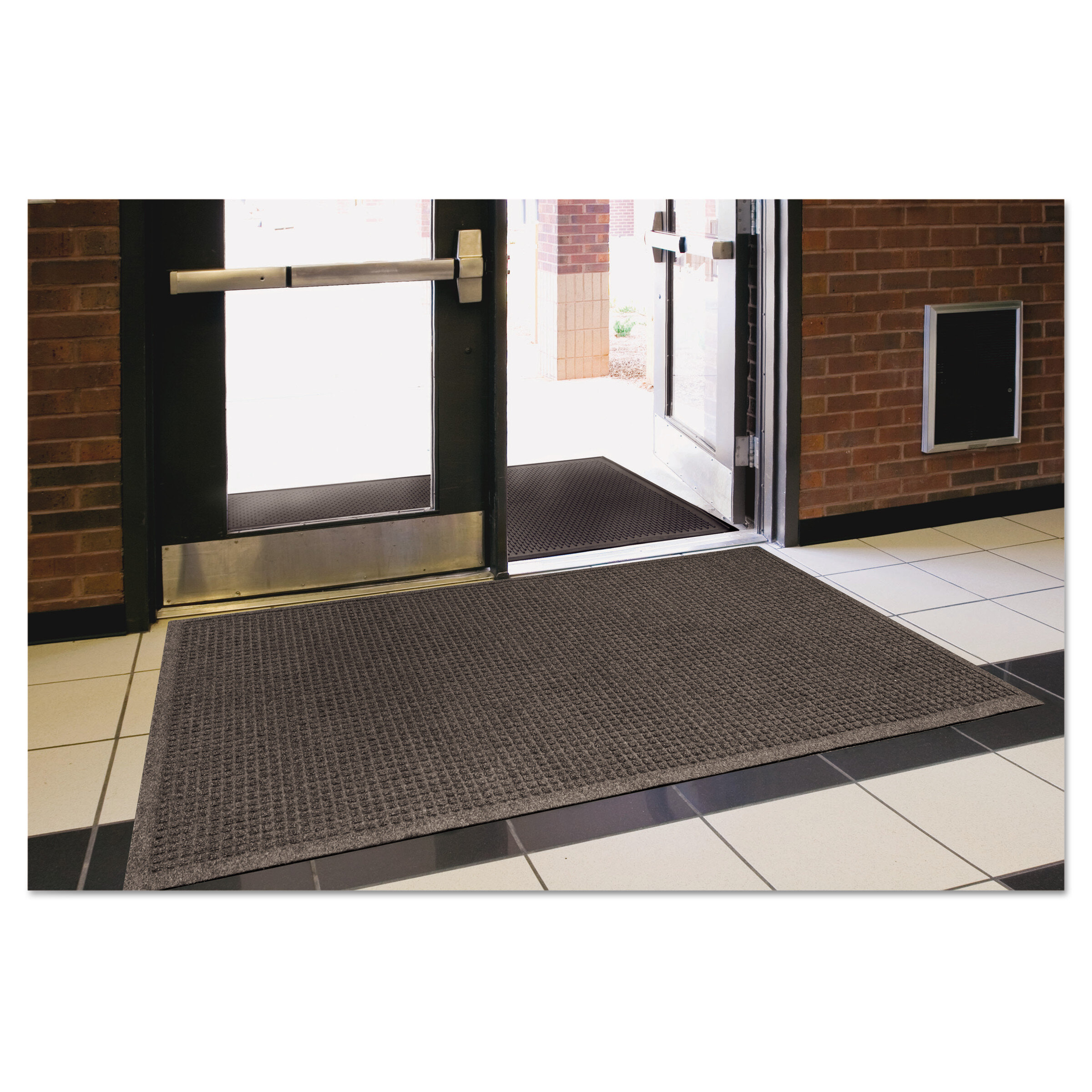 Rebrilliant Solid Non-Slip Outdoor Door Mat & Reviews | Wayfair