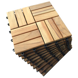 Kontiki Outdoor Wood Deck Tiles Wayfair Ca Kontiki Outdoor Wood Deck Tiles