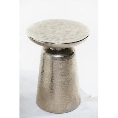 Lorraine Pedestal End Table