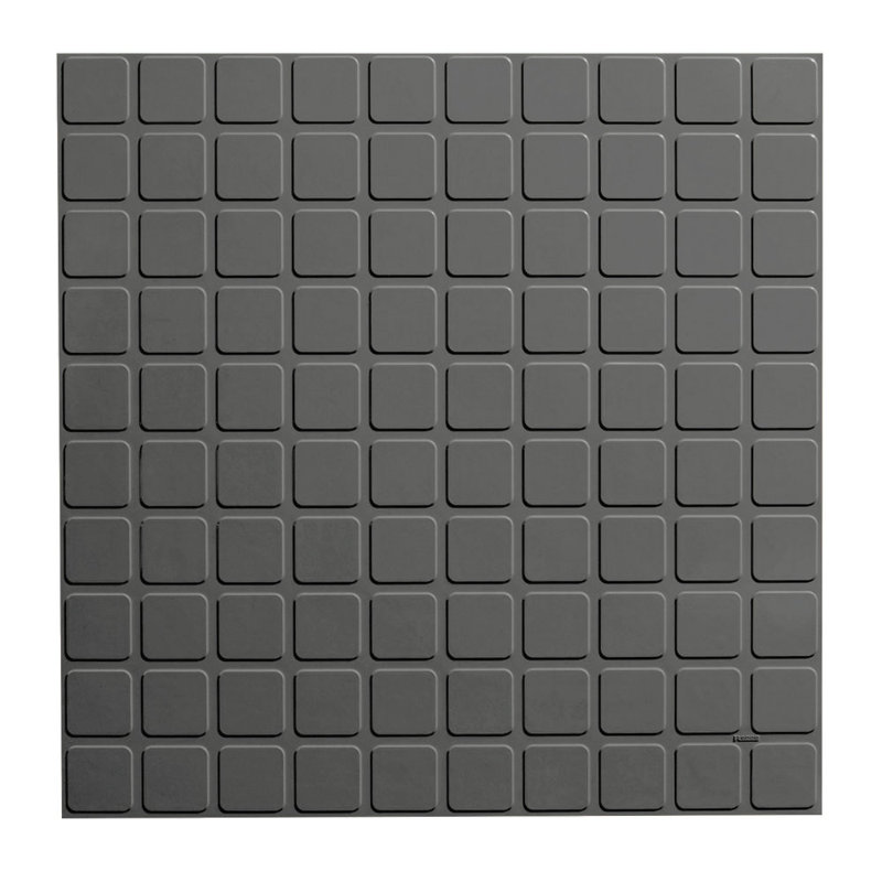 Roppe 19 X 19 In Garage Flooring Tiles In Charcoal Wayfair