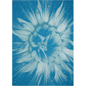 Adamov Blue Indoor/Outdoor Area Rug