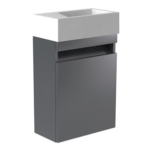 Kartell 40 cm Wandmontierter Waschtisch