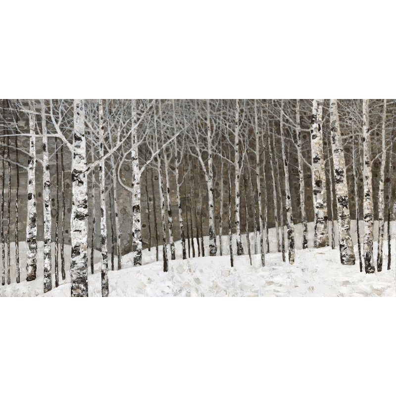 Union Rustic Birch Tree Oil By Irina K Painting Print On Wrapped Canvas Reviews Wayfair